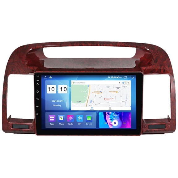 Torovo Android 12 GPS Navigation Car Stereo for T-oyota Camry 2002-06, Double Din Car Radio Sat Nav 9'' Multimedia Video Player FM Receiver, Dash Cam with 4G 5G Wifi SWC Carplay M500S,A