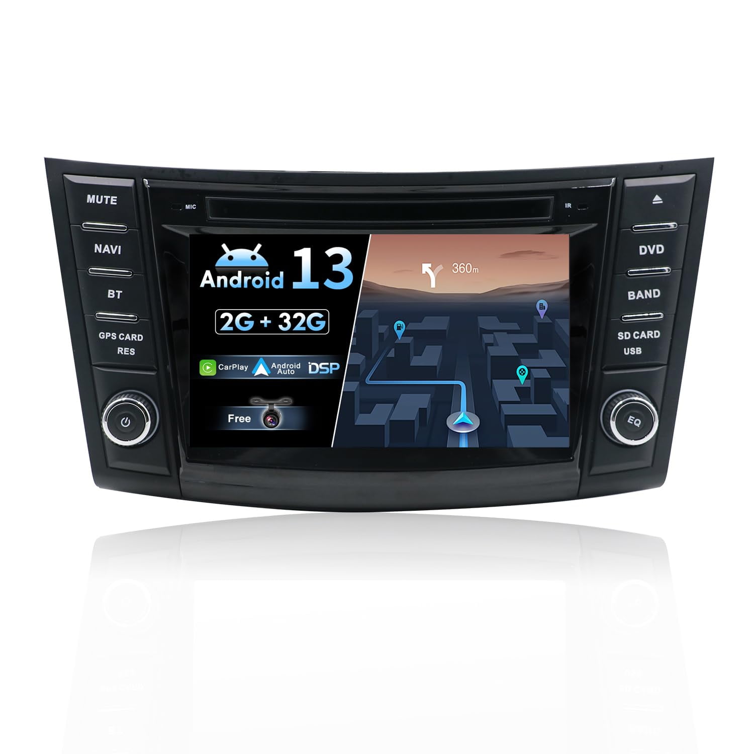 10 Inch 2 Din 2 32gb Touch Screen Android 13 Car Stereo For Suzuki Swift 2005-2010 Headunit Frame 10" Car Carppay Radio - View #7