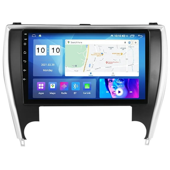 Torovo Car Radio Android 12 Car Stereo for T-Oyota Camry Camry 14-17, 2 Din Sat Nav GPS Navi 9 Inch Touch Screen Multimedia Video Player FM BT Receiver with 4G 5G Wifi SWC Carplay M300S