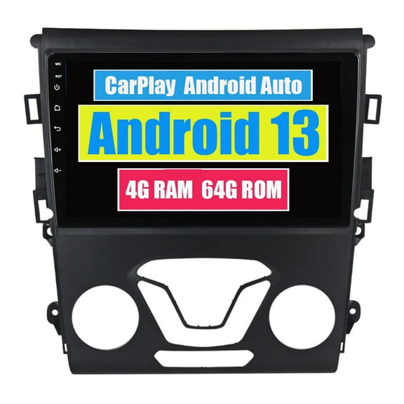 Torovo Car Stereo CarPlay Head Unit for Ford Mondeo 5 Fusion 2014 2015 2016 2017 2018 2019 Android Auto Touch Screen Sat Navi Bluetooth WiFi Radio Player