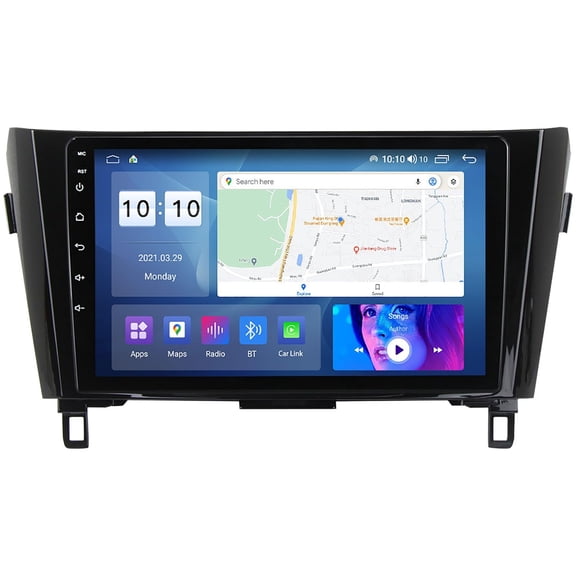 Torovo Video Player Android 12 Car Radio Stereo for Q-Ashqai J11 X-Trail 3 T32 2007-2015, Audio Receivers 10 Inch Screen Car GPS Navigation with BT FM Mirror Link DSP 4G 5G Wifi SWC Carplay M200S