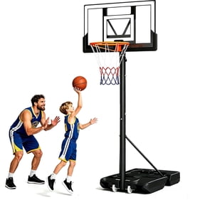 Toremore 40" Portable Basketball Hoop Outdoor, 3.3-10 FT Height Adjustable Kid Basketball Goal System with Shatterproof Backboard for Kids Youth Teens in Backyard, Driveway, Indoor