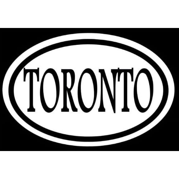 Toronto 6" Sticker Raptors Canada Decal Winter Olympics Asain Sticker *C933*