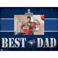 thumbnail image 1 of Toronto Blue Jays 10'' x 10'' Best Dad Clip Frame, 1 of 1