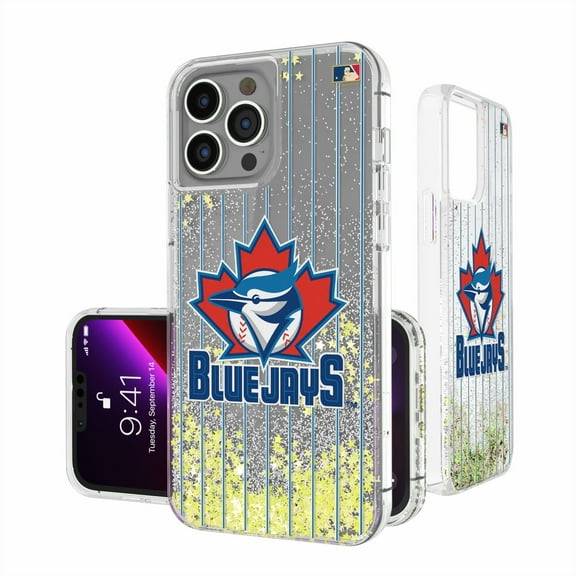 Toronto Blue Jays 1997-2002 Cooperstown Pinstripe iPhone Glitter Case