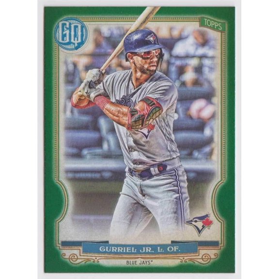 Toronto Blue Jays Gypsy Queen Base Green Lourdes Gurriel Jr. #120 Parallel Baseball Card Toronto Blue Jays MLB Baseball Trading Card