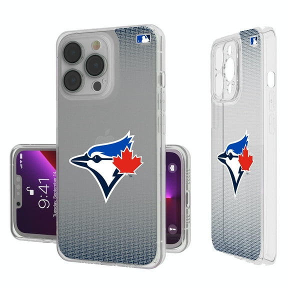 Toronto Blue Jays Linen Logo iPhone Clear Case