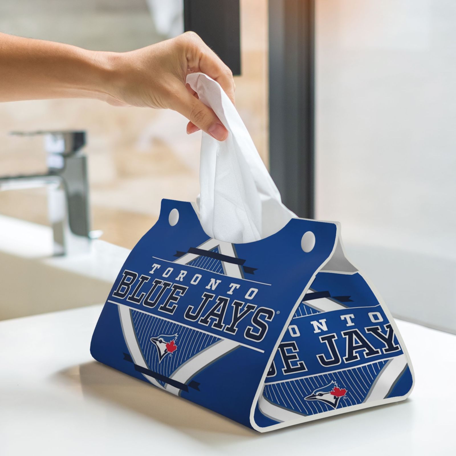 Toronto_Blue_Jays Long Tissue Box Cover for Football Fans,Tissue box