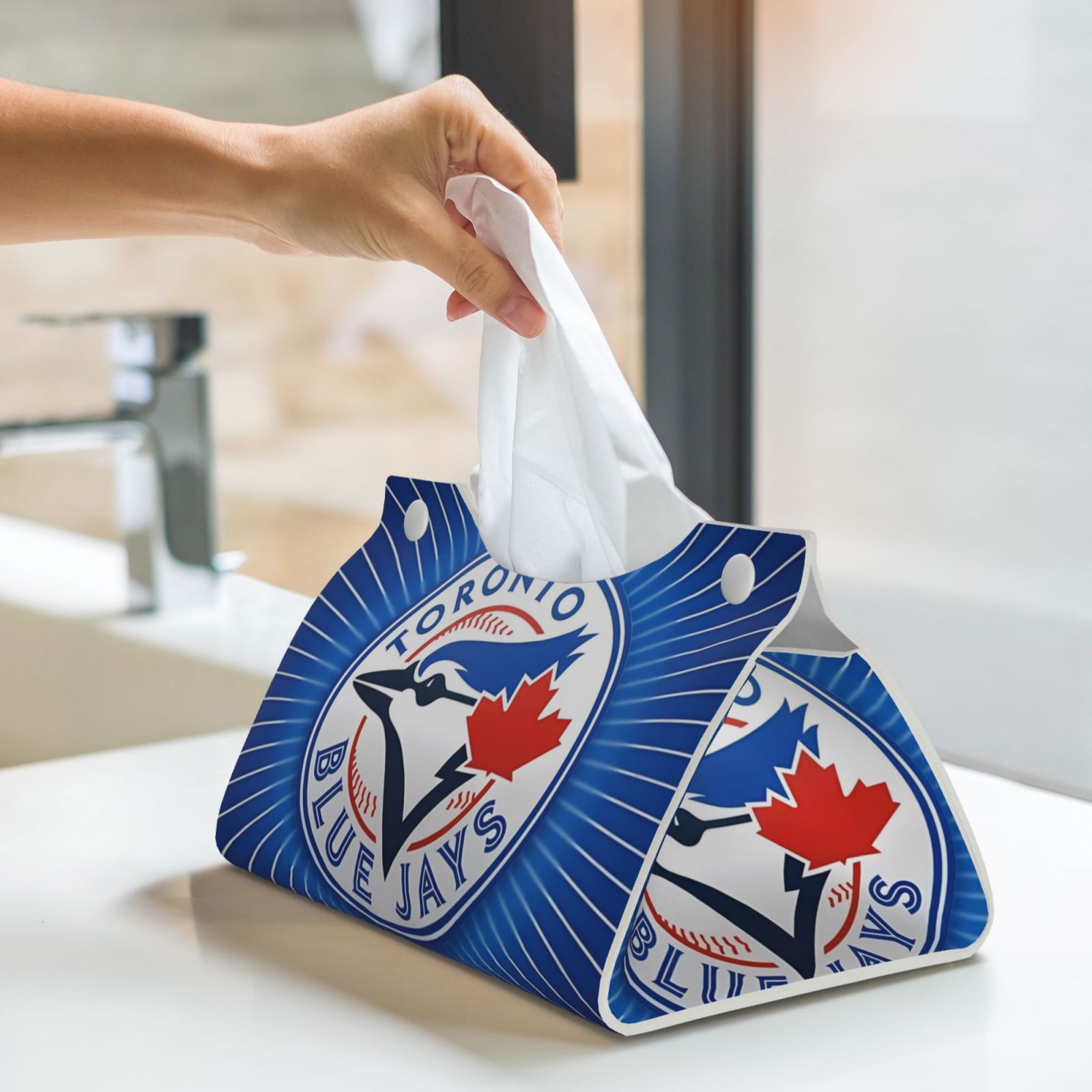 Toronto_Blue_Jays Long Tissue Box Cover for Football Fans,Tissue box