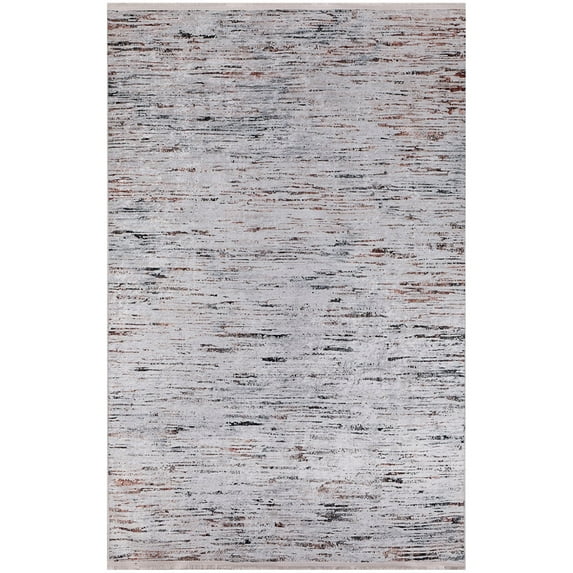 Toronto Brown Modern Polyester Area Rugs for Living Room Washable Rugs Boho Moroccan Area Rug Soft Geometric Bohemian Carpet Distressed Indoor Rug for Bedroom Dining Room Office Nonslip Rug