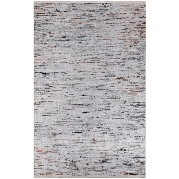 Toronto Brown Modern Polyester Area Rugs for Living Room Washable Rugs Boho Moroccan Area Rug Soft Geometric Bohemian Carpet Distressed Indoor Rug for Bedroom Dining Room Office Nonslip Rug