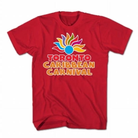 Toronto Caribbean Carnival Adult T-Shirt- Red- Arch Logo- XL