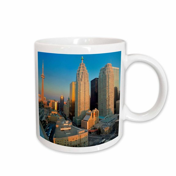3drose, Toronto. City at Dusk, 11oz Mug