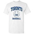 thumbnail image 1 of Toronto Classic Baseball Arch Basic Cotton T-Shirt - X-Large - White, 1 of 6