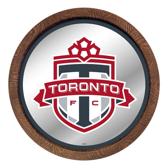 Toronto FC 20.25'' Barrel Top Framed Mirror Sign