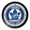 thumbnail image 1 of Toronto Maple Leaf: Ribbed Frame Wall Clock, 1 of 4