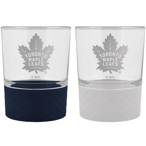 Toronto Maple Leafs 14oz. Commissioner Rocks Glass Two-Piece Set