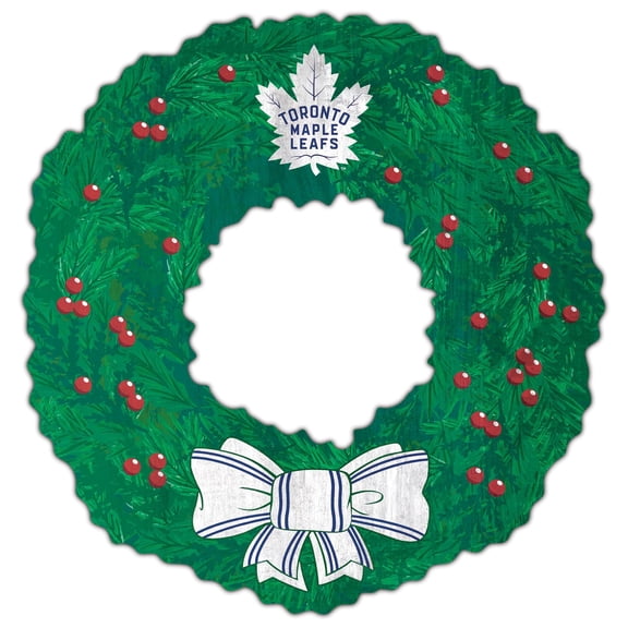 Toronto Maple Leafs 16'' Team Wreath Sign