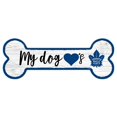 thumbnail image 1 of Toronto Maple Leafs 6" x 12" Team Dog Bone Sign, 1 of 1