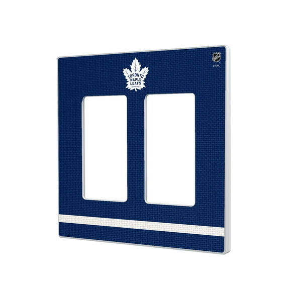Toronto Maple Leafs Double Rocker Lightswitch Plate