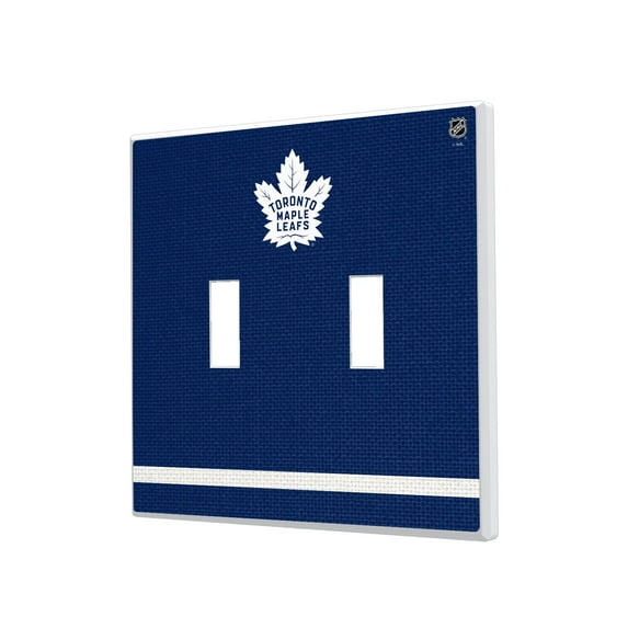 Toronto Maple Leafs Double Toggle Lightswitch Plate