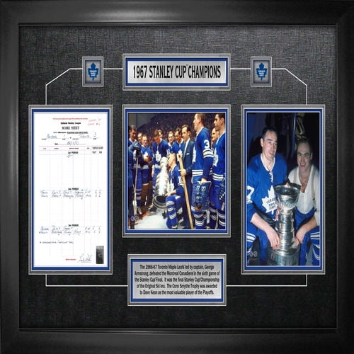 Toronto Maple Leafs Framed 1967 Stanley Cup Champion Collage with Scoresheet