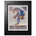 thumbnail image 1 of Toronto Maple Leafs Ice 18'' x 14'' Framed Program Cover Art Print, 1 of 1