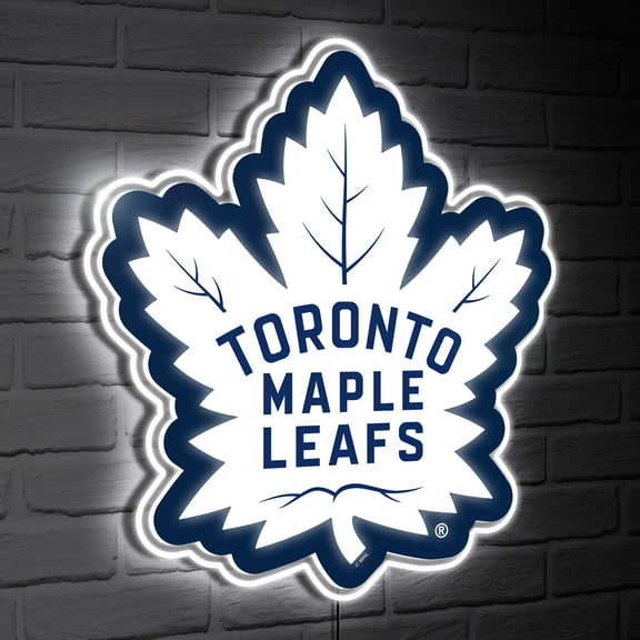 Toronto Maple Leafs LED Team Logo Shaped Lighted Wall Sign