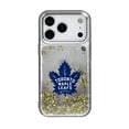 thumbnail image 1 of Toronto Maple Leafs Linen Logo iPhone Glitter Case, 1 of 6
