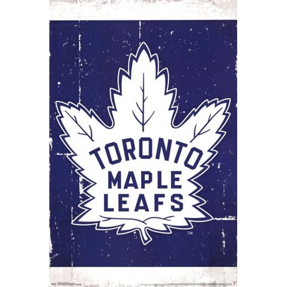 Toronto Maple Leafs - Retro Logo 13 Poster Print (22 x 34)