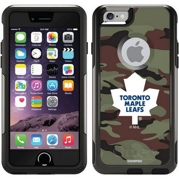 Toronto Maple Leafs Traditional Camo Design on OtterBox Commuter Series Case for Apple iPhone 6