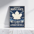 thumbnail image 1 of Toronto Maple Leafs Wall Art Vintage Hockey Poster, Retro Sports Print,, Unframed Paper Poster 24x36in, 1 of 4