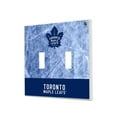 thumbnail image 1 of Toronto Maple Leafs Wordmark Double Toggle Lightswitch Plate, 1 of 4