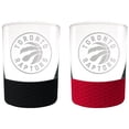 thumbnail image 1 of Toronto Raptors 14oz. Commissioner Rocks Glass Two-Piece Set, 1 of 1