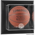 thumbnail image 1 of Toronto Raptors Black Framed Wall-Mountable Team Logo Basketball Display Case, 1 of 7
