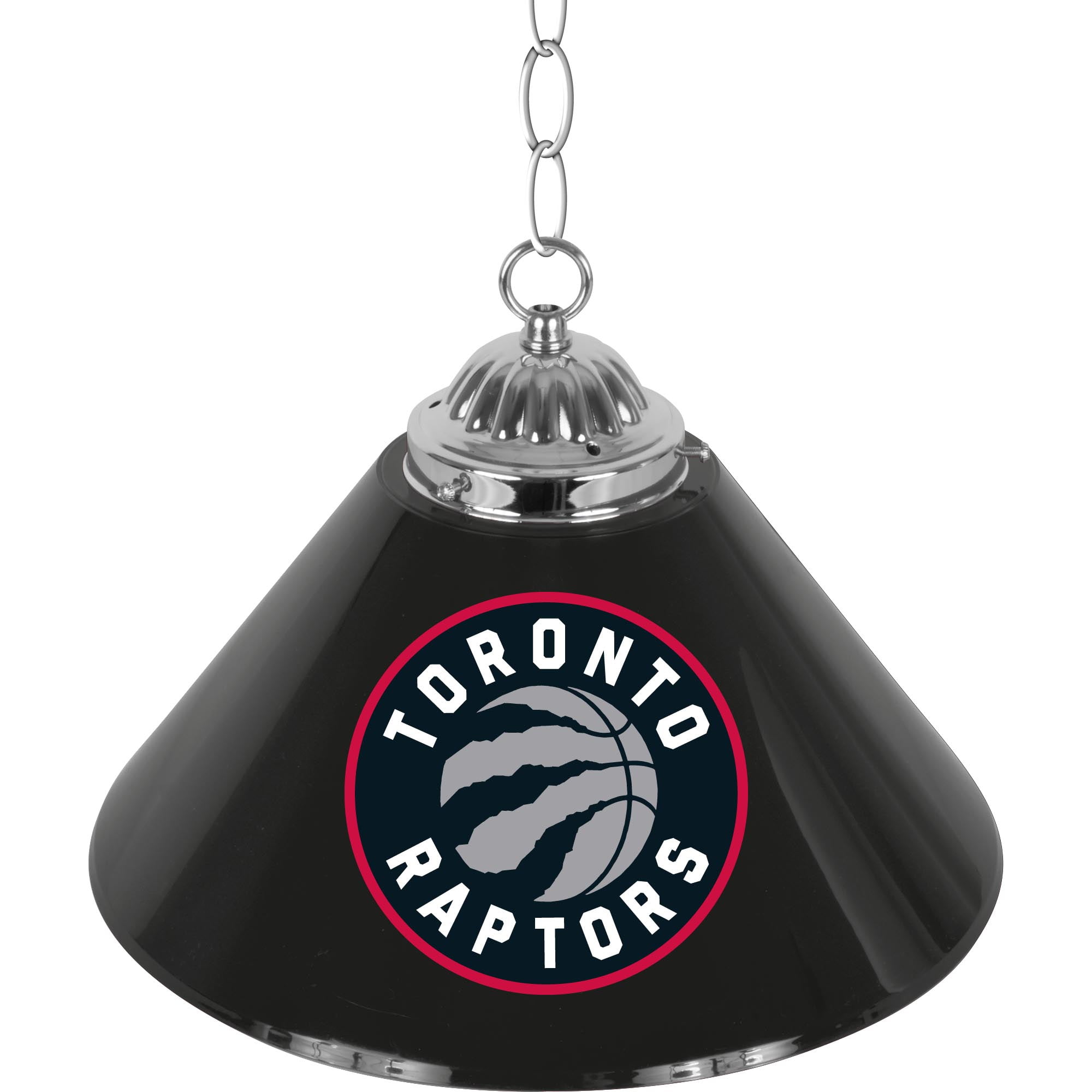 Silver Toronto Raptors Chain Free Shipping! Trademark Gameroom Toronto Raptors 14-Inch Pendant Light ...