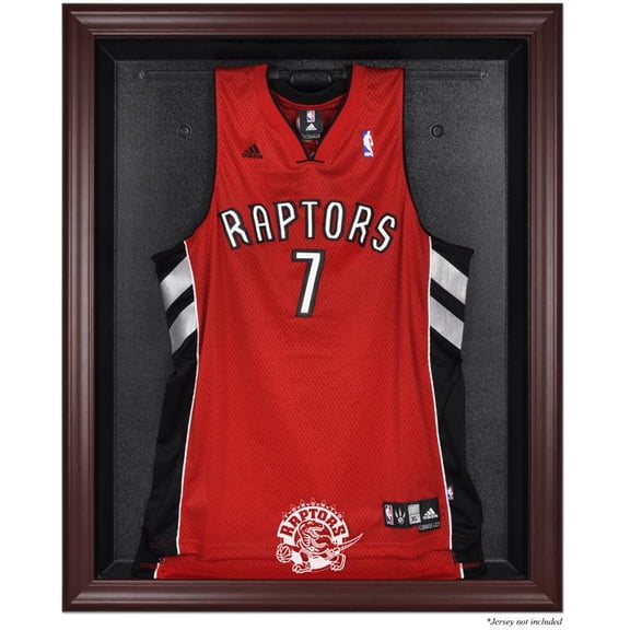 Toronto Raptors Mahogany Framed Team Logo Jersey Display Case
