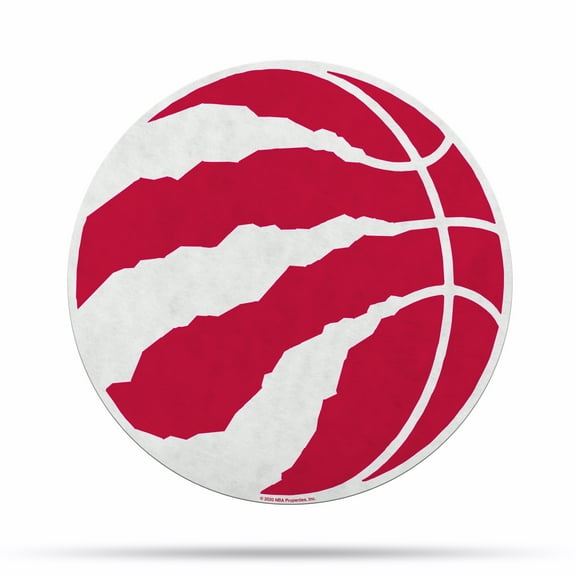 Raptors Shape Cut Primary Logo Pennant With Header Card