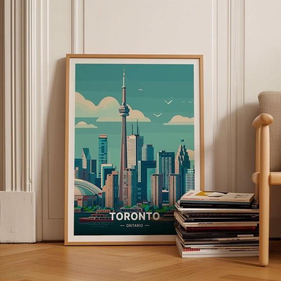 Toronto Skyline CN Tower Wall Decor