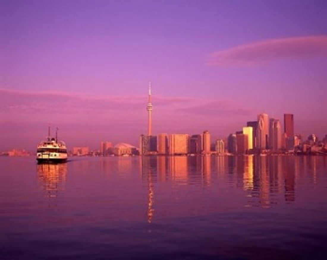 Toronto Skyline Canada Canvas Art - Paul Thompson DanitaDelimont (20 x 16)
