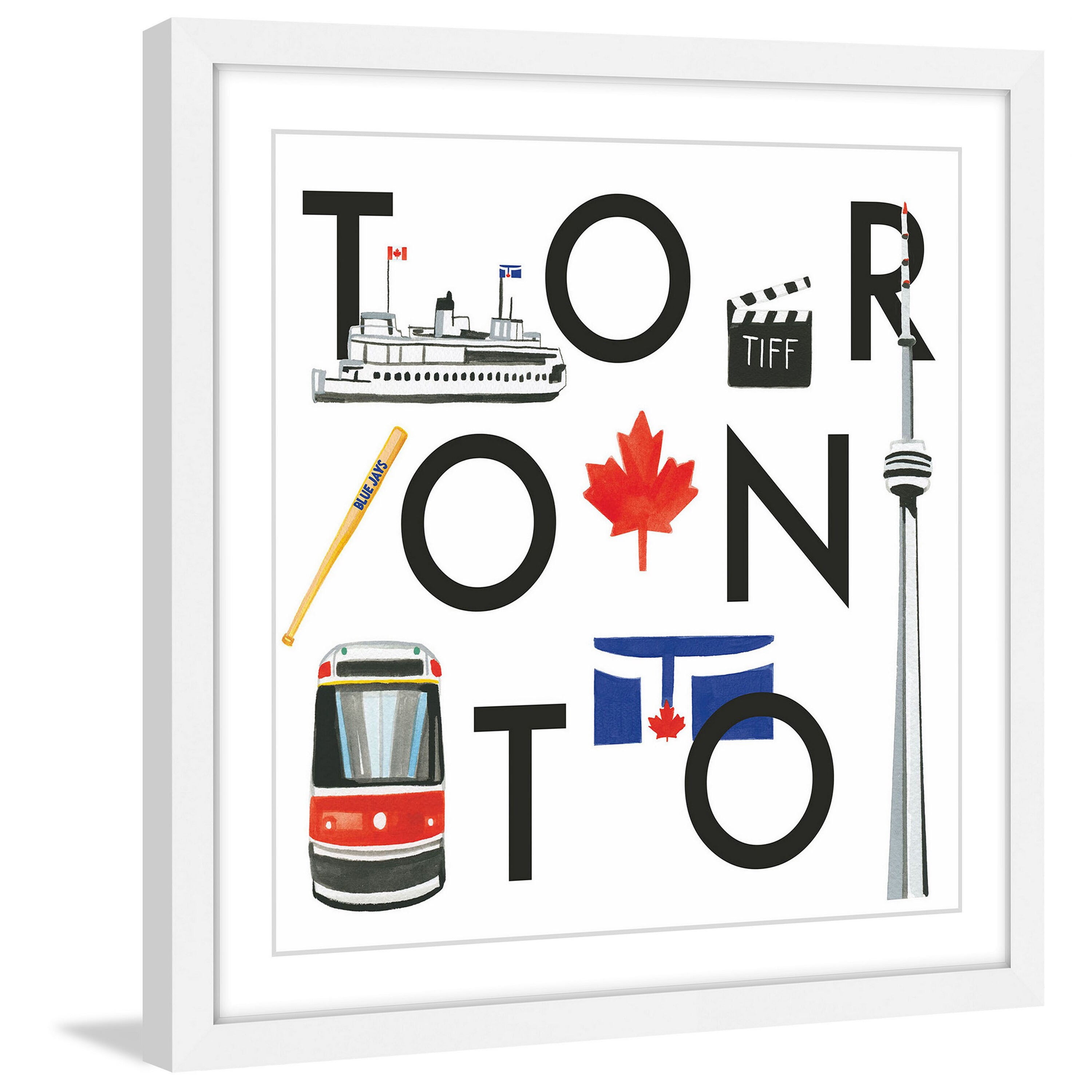 "Toronto Square" Framed Painting Print