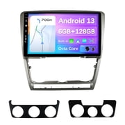 Torovo -[6G+128G, 8-Core]- Android 13 IPS Car Stereo For SKODA OCTAVIA 2007-2009 - Wireless CarPlay/Android Auto - LED Camera & MIC - 10.1 Inch 2 Din - DSP Steering Wheel WiFi DAB Fast-boot 360-CAM