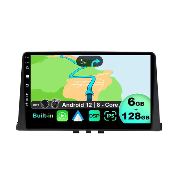 Torovo,6G + 128G,Android 12 IPS car radio suitable for Citroen Berlingo (2008-2019),Wireless CarPlay/Android Car/DSP,LED camera & MIC,9 inch 2 DIN,DAB steering wheel control fast boat 360 camera