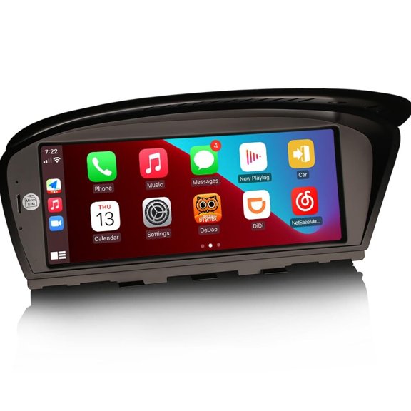 Torovo 8.8 Inch Android 10 Car Radio for BMW E90 E91 E92 E93 E60 E61 E63 CarPlay DAB+CCC CIC GPS Navigation Carplay Car IPS OBD Bluetooth A2DP DVB-T/T2 WiFi DAB+ 32GB ROM