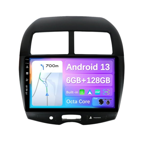 Torovo - 8-Core, 6G+128G - Android 13 IPS Car Stereo For Mitsubishi ASX (2010-2019) - Wireless CarPlay/Android Auto - LED Camera & MIC - 10.1 Inch 2 Din - DSP Steering Wheel DAB Fast-boot 360-Camera