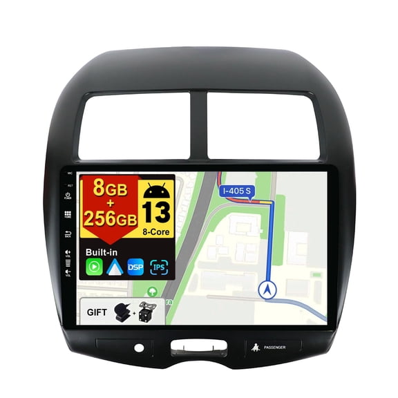 Torovo - [8G+256G,8-Core] - Android 12 IPS Car Stereo For Mitsubishi ASX (2010-2019) - Wireless CarPlay/Android Auto - LED Camera & MIC - 10.1 Inch 2 Din - Steering Wheel DAB Fast-boot 360-CAM WIFI