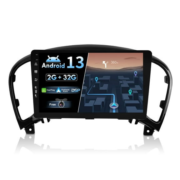 Torovo Android 10 Car Radio Fits Nissan Juke J15 (2010-2019) / YF15 Infiniti ESQ (2011-2017) - [2G+32G] - Camera - 9 Inch - Support Steering Wheel Control 4G WiFi DAB Carplay Android Car