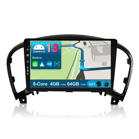 Torovo Android 10 Car Radio Fits Nissan Juke J15 (2010-2019) / YF15 Infiniti ESQ (2011-2017) - [4G + 64G] - Built-in DSP / Carplay / Android Car - Camera MIC - 9 Inch - With SWC 4G WiFi BT DAB