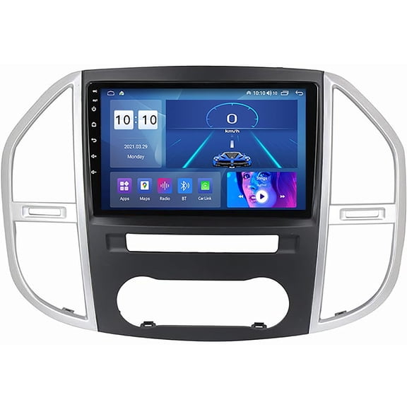 Torovo Android 12 Car Radio with 9 Inch Screen GPS Navigation for B-ENZ Vito 3 W447 2014-2023, Multimedia Video Player Car Audio GPS Navi Built-In Carplay and Android Auto M500S