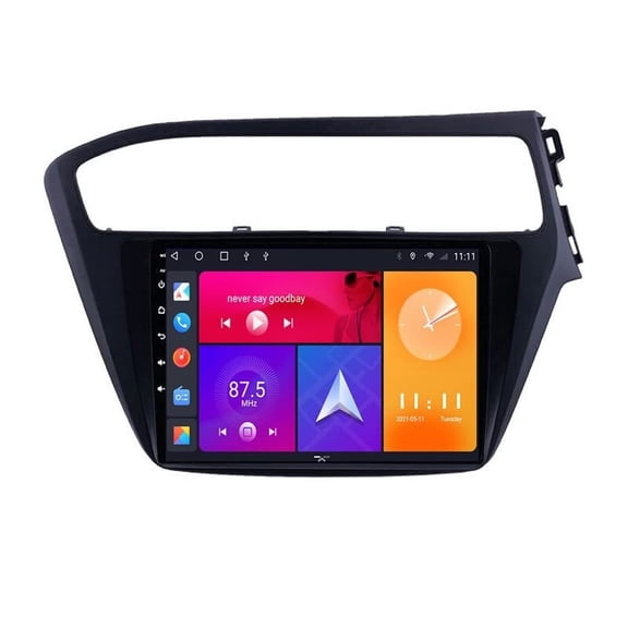 Torovo Android Car Stereo for Hyundai I20 2018-2019 2 Din Radio GPS Navigation IPS Touch Screen Multimedia Player Support 4G Carplay SWC Wifi Mirror Link DSP BT(Size:4 core wifi 1G+16G)